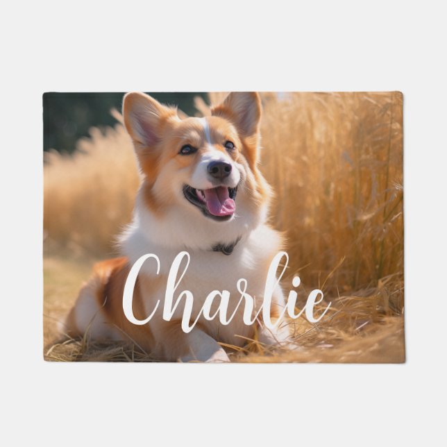 Custom Pet Photo Doormat (Front)