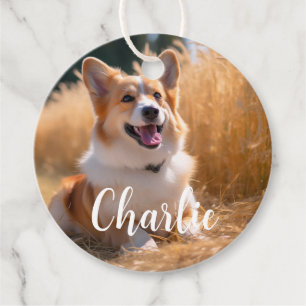 Custom Pet Photo Favour Tags