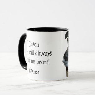 Custom Pet Photo For Remember Slogan RIP Dog Mug
