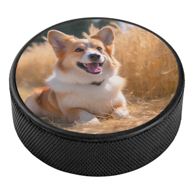 Custom Pet Photo Hockey Puck (3/4)