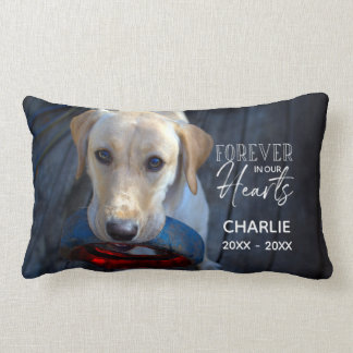 Custom Pet Photo Keepsake Lumbar Pillow