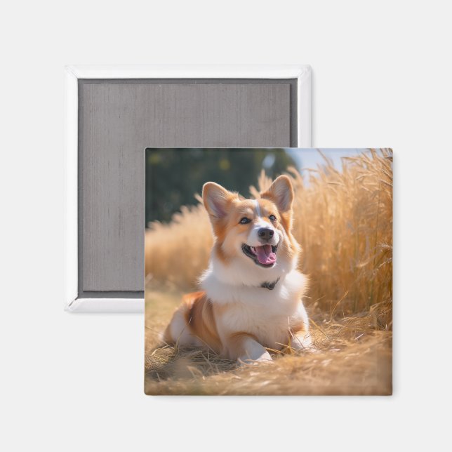 Custom Pet Photo Magnet (Front/Back)