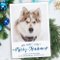 Custom Pet Photo Merry Christmas Dog Lover