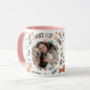 Custom Pet Photo Mug & Name Chic Pet Lovers Gift