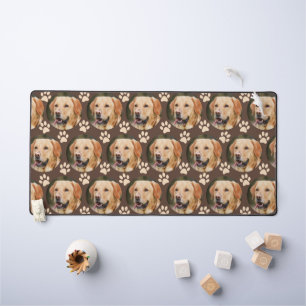 Custom Pet Photo Pattern Dog Desk Mat