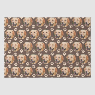 Custom Pet Photo Pattern Dog Tissue Paper