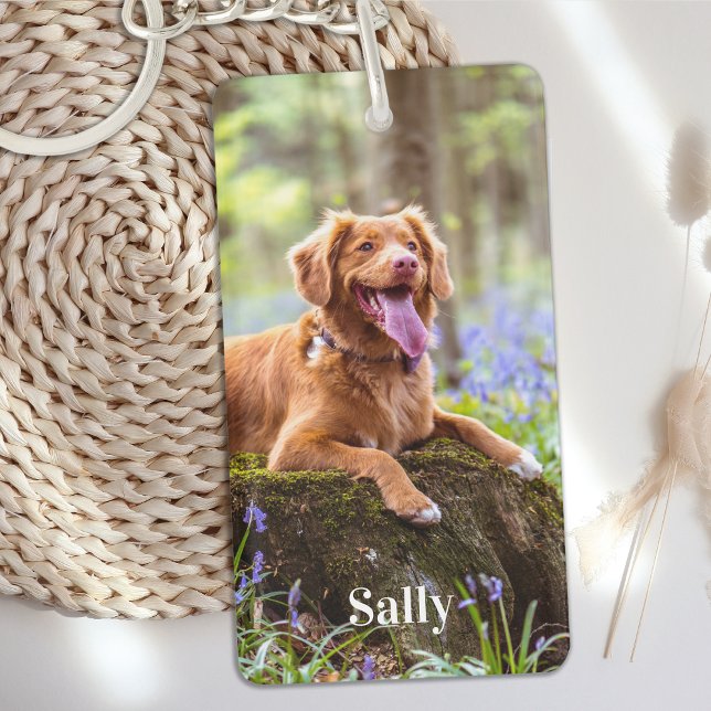 Custom Pet Photo Personalized Dog Lover Keychain (Creator Uploaded)