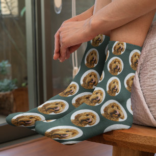 Custom Pet Photo   Personalized Pet Lover  Socks