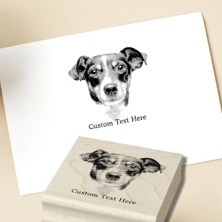 Custom Pet Photo Rubber Stamp