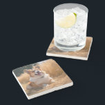 Custom Pet Photo Stone Coaster<br><div class="desc">Turn your favourite photo into a unique, personalized gift! Use a family picture, a cute pet photo, or any image you love to create something special. Perfect for holidays or any occasion, these gifts are sure to make your loved ones smile. Note: The photo shown is just an example. Please...</div>
