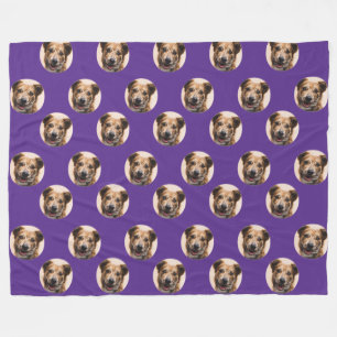 Custom Pet Photo Throw Blanket