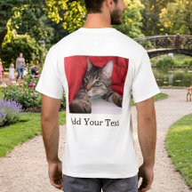 Custom Pet Photo With Funny Text Personalized Cat