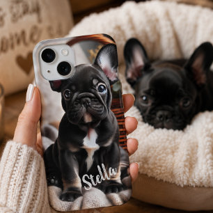 Custom Pet Photo with Personalized Name iPhone 15 Case