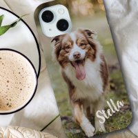 Custom Pet Photo with Personalized Name