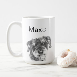 Custom Pet Portrait Coffee Mug - Personalized Gift