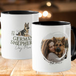 Custom Pet Portrait Dog Mom German Shepherd Mug<br><div class="desc">Elevate your kitchen set with this Custom Pet Portrait Dog Mom German Shepherd mug! Designed for pet lovers, dog moms, and everyone in between. This design features a hand drawn watercolor german shepherd and established year. Personalize with your pet's name on Zazzle! Have a custom request? Message me!</div>