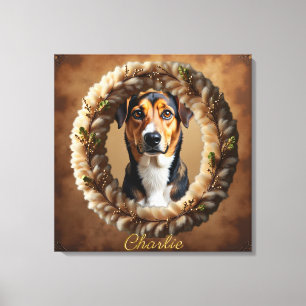 Custom Pet Portrait – Just Upload a Simple Photo Canvas Print