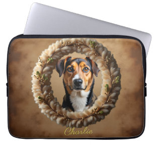 Custom Pet Portrait – Just Upload a Simple Photo Laptop Sleeve