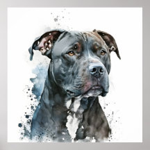 Custom Pet Portrait, Personalized Dog Wall Art