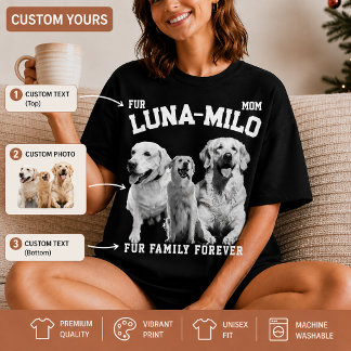 Custom Pet Portrait Shirt Personalized Vintage 90s