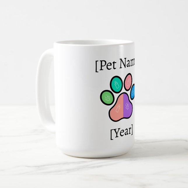 Custom Pet Sibling Baby Bodysuit - New Big Brother Coffee Mug (Front Left)