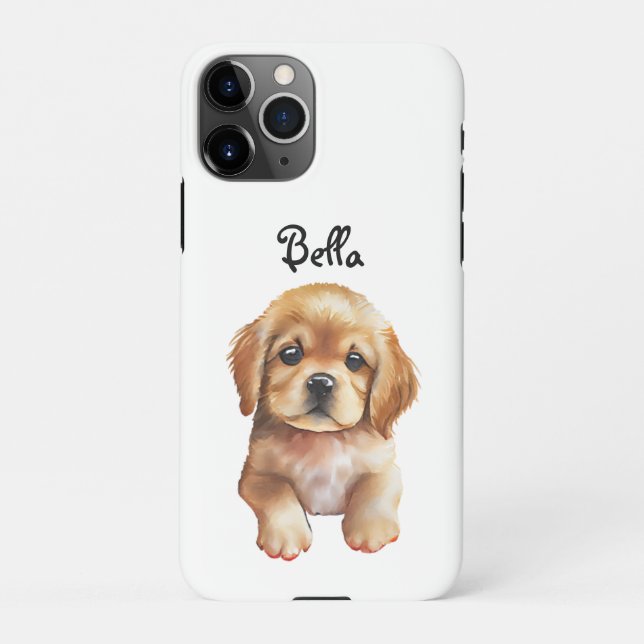 Custom Pet Sketch Case ,Photo & Name | Dog Mom, (Back)