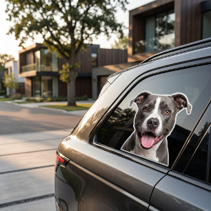 Custom Pet Sticker – Personalized Dog Photo Decal 