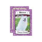 Custom Pet Trading Card, Therapy Dog Trading