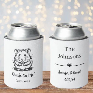 Custom Pet Wedding Can Cooler
