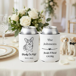Custom Pet Wedding Can Cooler