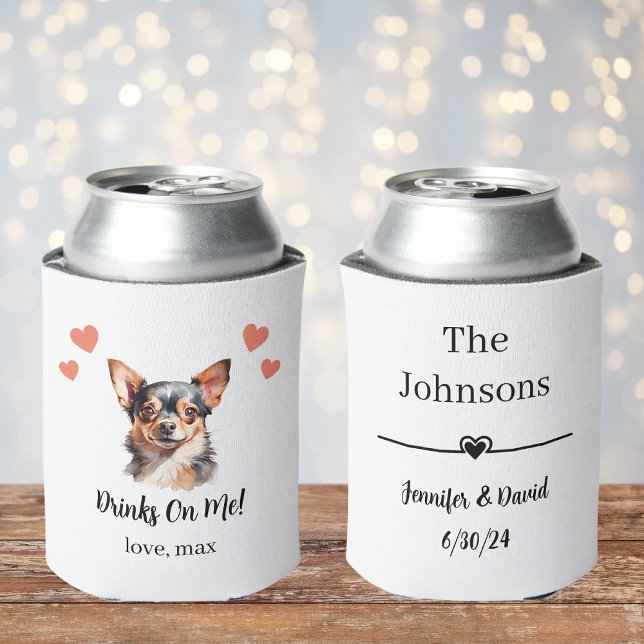 Custom Pet Wedding Can Cooler (Creator Uploaded)
