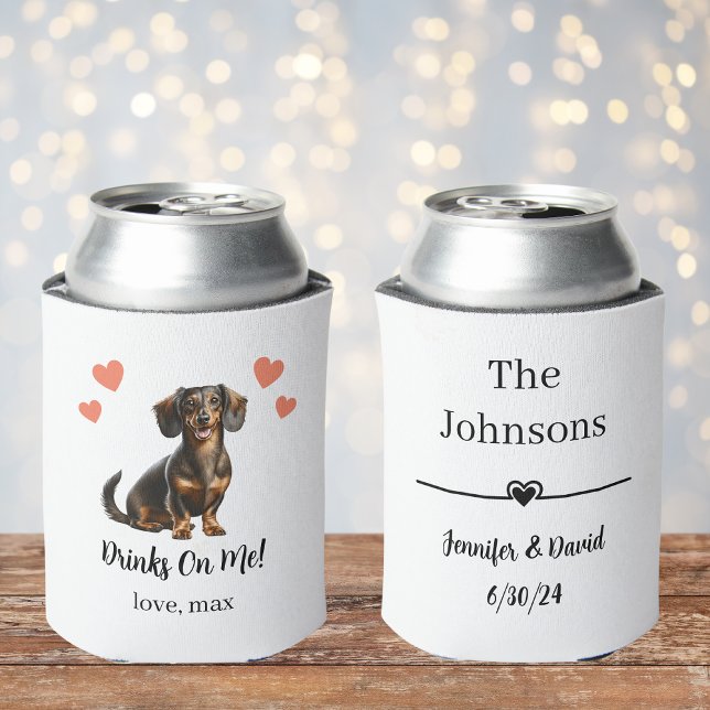 Custom Pet Wedding Can Cooler (Creator Uploaded)