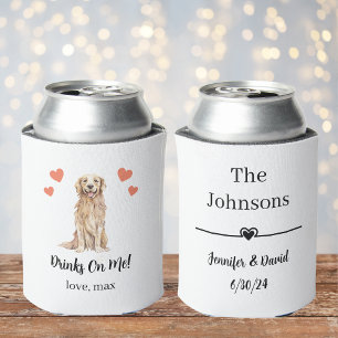 Custom Pet Wedding Can Cooler
