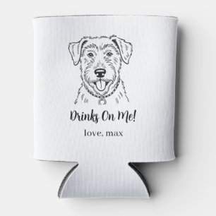 Custom Pet Wedding Can Cooler