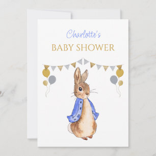 Custom Peter the rabbit Baby Shower  Invitation
