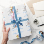 Custom Peter the rabbit First birthday  Wrapping Paper<br><div class="desc">Personalize this Peter rabbit design and add a name and the occasion</div>