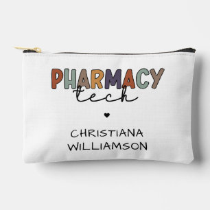 Custom Pharmacy Tech Retro Pharmacy Technician Accessory Pouch