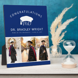 Custom PhD Doctoral Grad Hat Doctoral Graduation Plaque