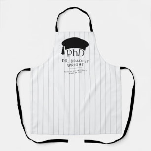Custom PhD Doctoral Hat Doctoral Degree Graduation Apron