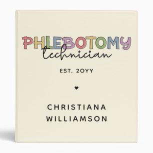 Custom Phlebotomy Technician PBT Phlebotomy Tech Binder