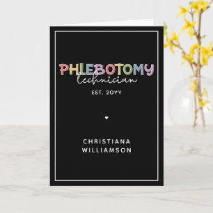 Custom Phlebotomy Technician PBT Phlebotomy Tech Card