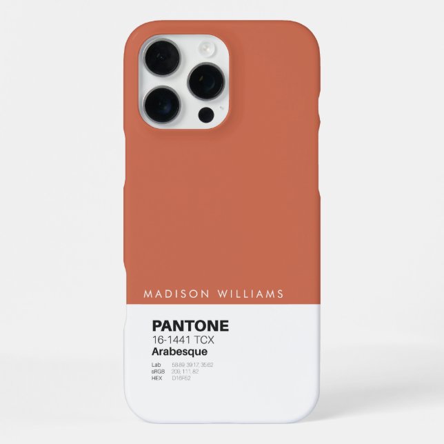 Custom Phone Case | Personalized Modern  (Back)