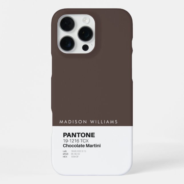 Custom Phone Case | Personalized Modern  (Back)