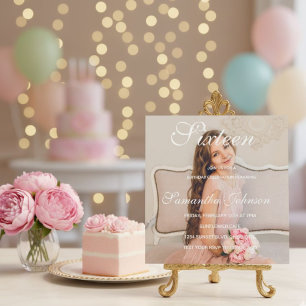 Custom photo 16th Birthday card - Personalised 
