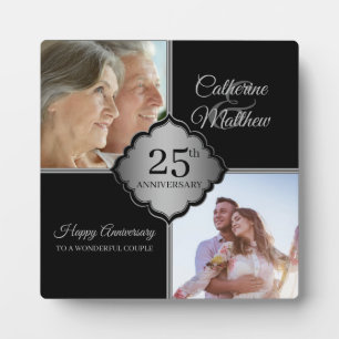 Custom photo 25th Anniversary  Plaque