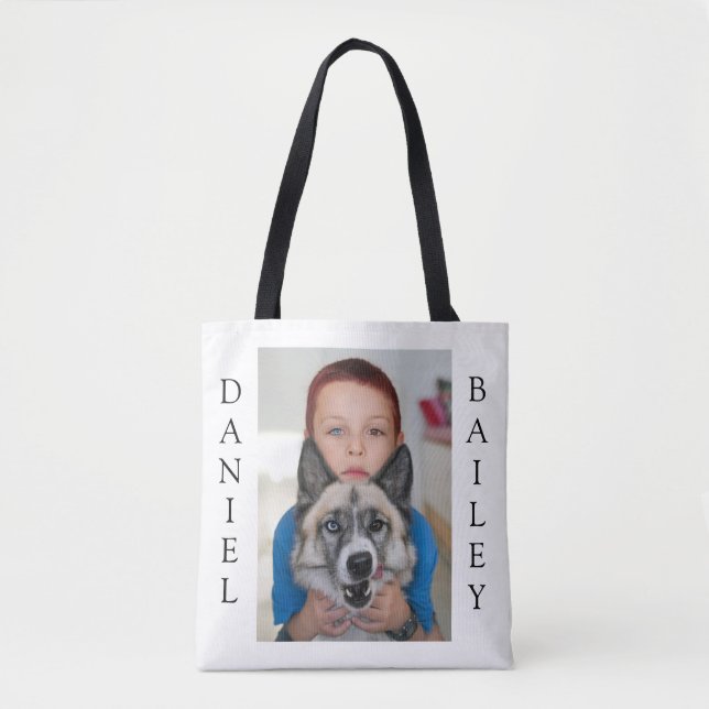 Custom Photo 2 Sided  Tote Bag (Front)
