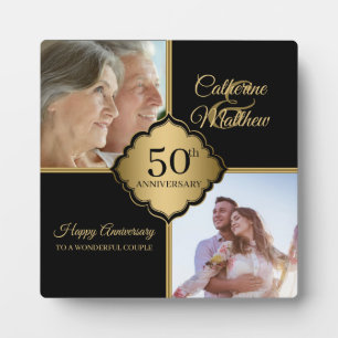 Custom photo 50th Anniversary  Plaque