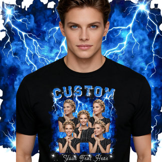 Custom Photo 90's Bootleg Rap T-Shirt