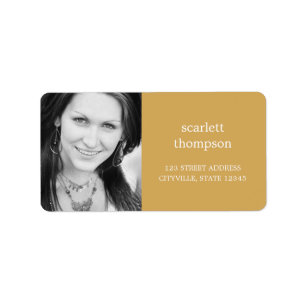 Custom Photo Address Label