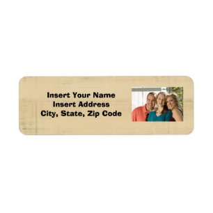 Custom Photo Address Label